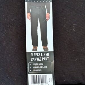 Caterpillar Black Fleece Lined Pants 40x30